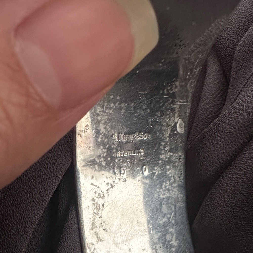 Engraved Silver Cuff Bracelet - image 2